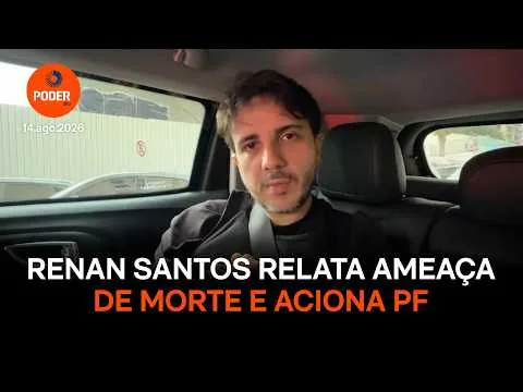 Renan Santos relata ameaça de morte e aciona Polícia Federal