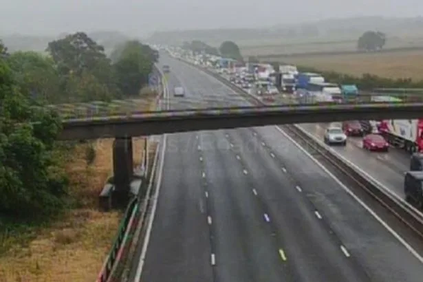 M6 crash - live: Motorway shut down after 'very serious' crash involving three lorries