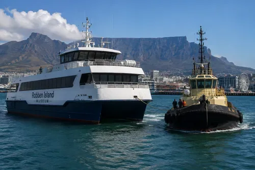 Ferry breakdown leaves Robben Island visitors stranded before return to Cape Town