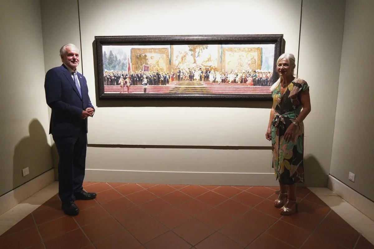El Museo de Bellas Artes expone uno de los grandes lienzos de la Exposición Iberoamericana de 1929