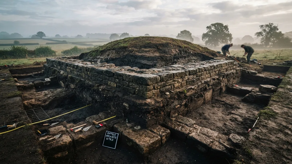 Um monte funerário de 4 mil anos ganhou outra vida: romanos ergueram um santuário ao redor dele