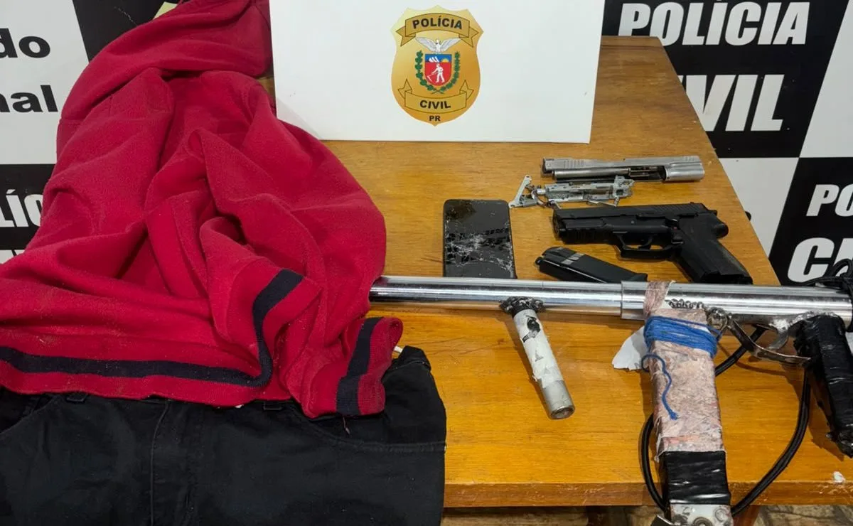 Adolescente de 15 anos é apreendido em escola e diz ter matado mulher a tiros no Paraná por causa de drogas