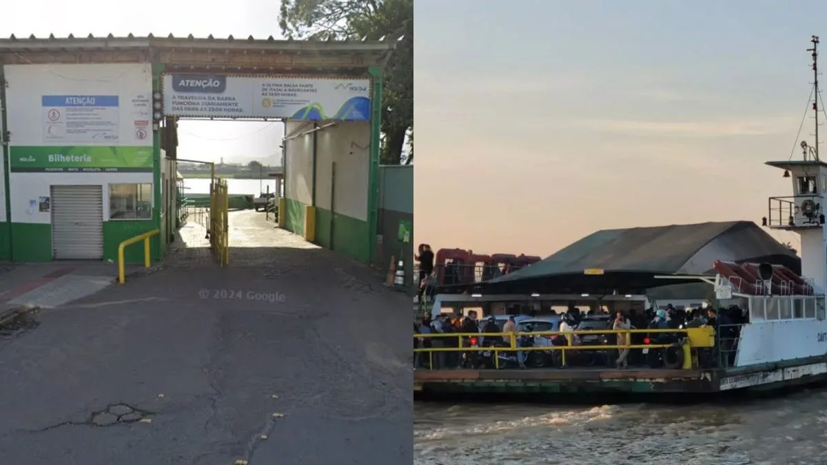 Travessia de ferry boat de cidades portuárias de SC é suspensa após rio registrar volume elevado