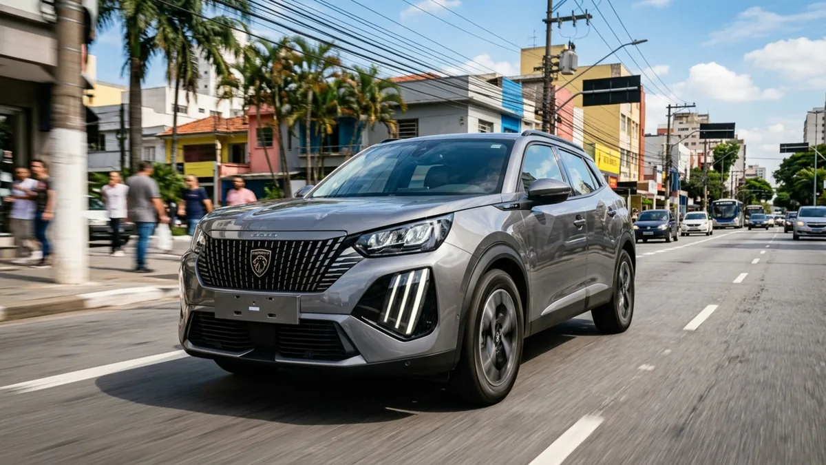 Peugeot coloca SUV híbrido de R$ 184.990 com 130 cv, teto panorâmico e assistência elétrica nas arrancadas