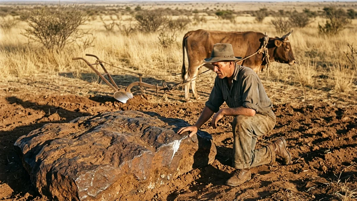 Agricultor encontrou uma pedra de ferro de 60 toneladas e ela ficou no mesmo lugar como o maior meteorito do mundo