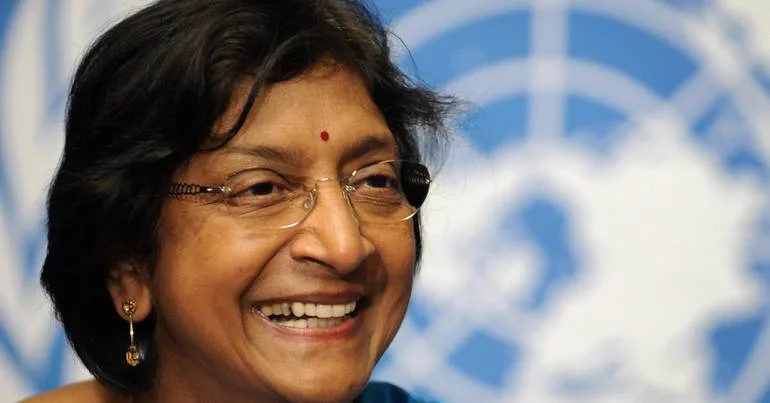 Navi Pillay é a vencedora do Nobel da Paz