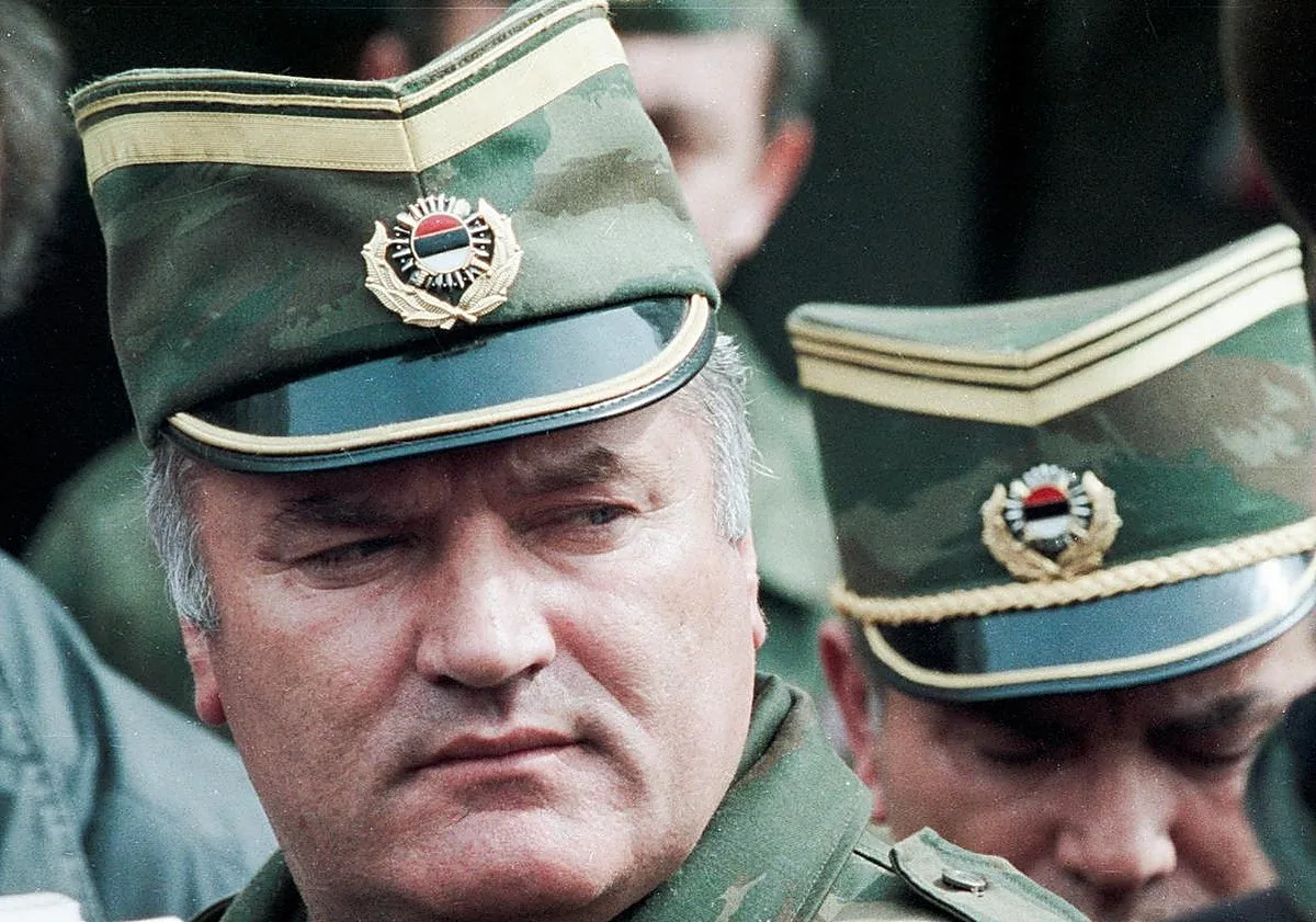 Ratko Mladic, el 'carnicero de Bosnia' y autor de la masacre de Srebrenica