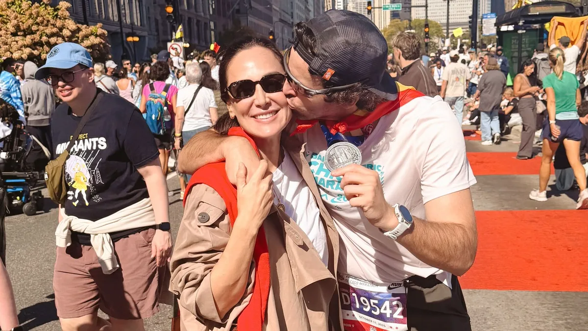 Tamara Falcó se derrite de amor por Íñigo Onieva tras completar la maratón de Chicago lesionado: "Cómo te admiro y quiero"
