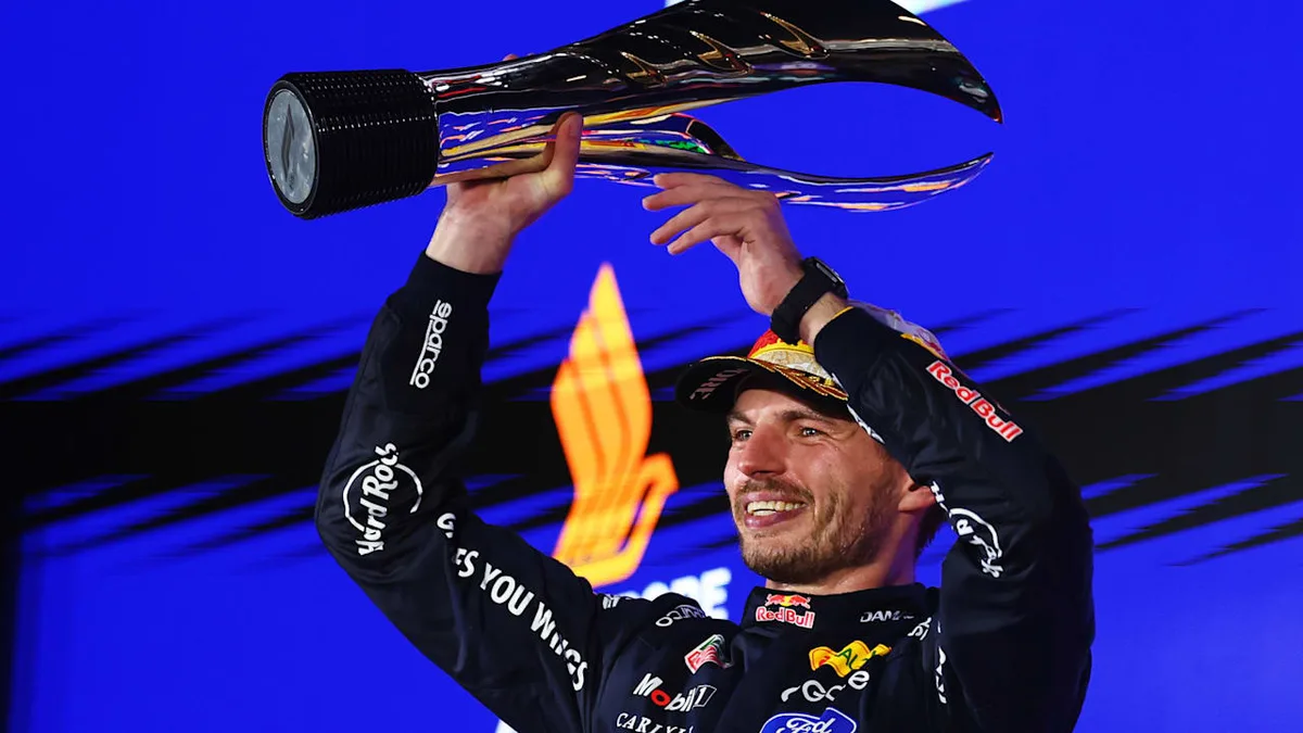 Funk-Chaos in Singapur - Verstappen siegt und sendet ungewöhnliche Botschaft