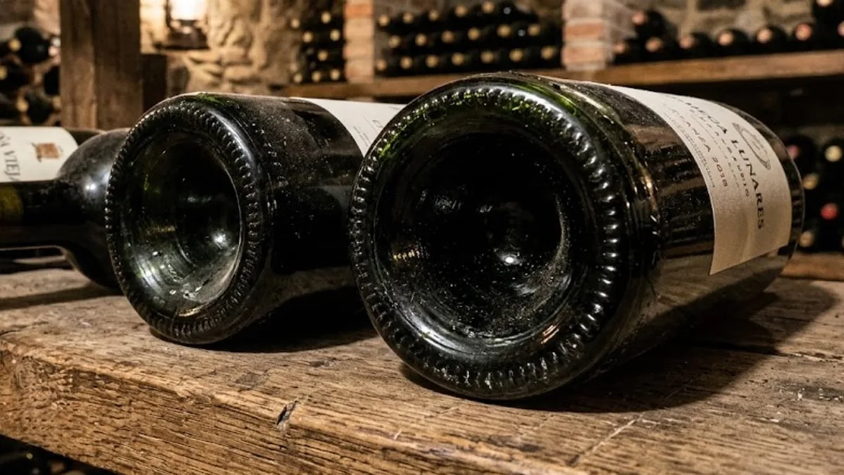 No es por su calidad: por qué las botellas de vino tienen el fondo hundido
