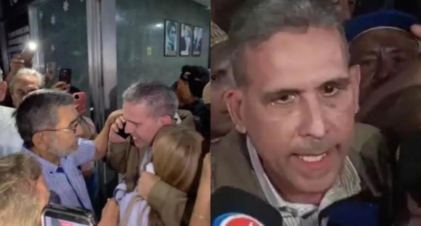 Excarcelaron al exalcalde Javier Oropeza luego de seis horas privado de libertad