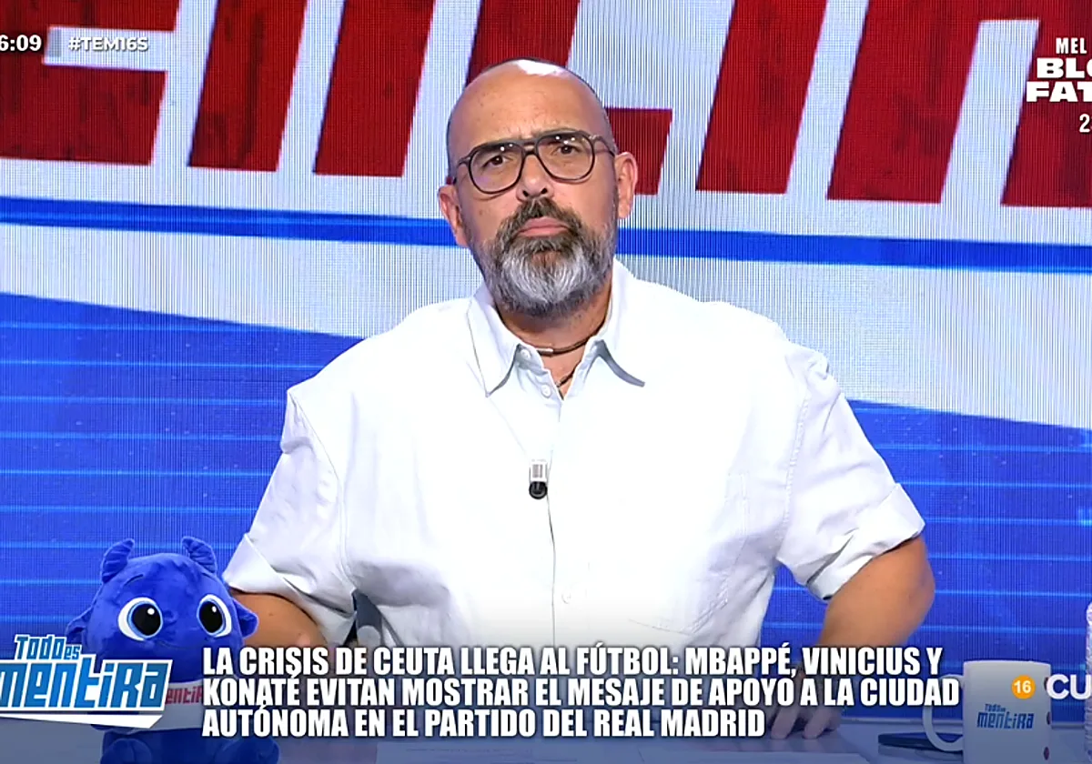 Risto Mejide expone a Vinicius, Mbappé y Konaté por su gesto con Ceuta: «Igual deberían haberles pagado para llevar esa camiseta»