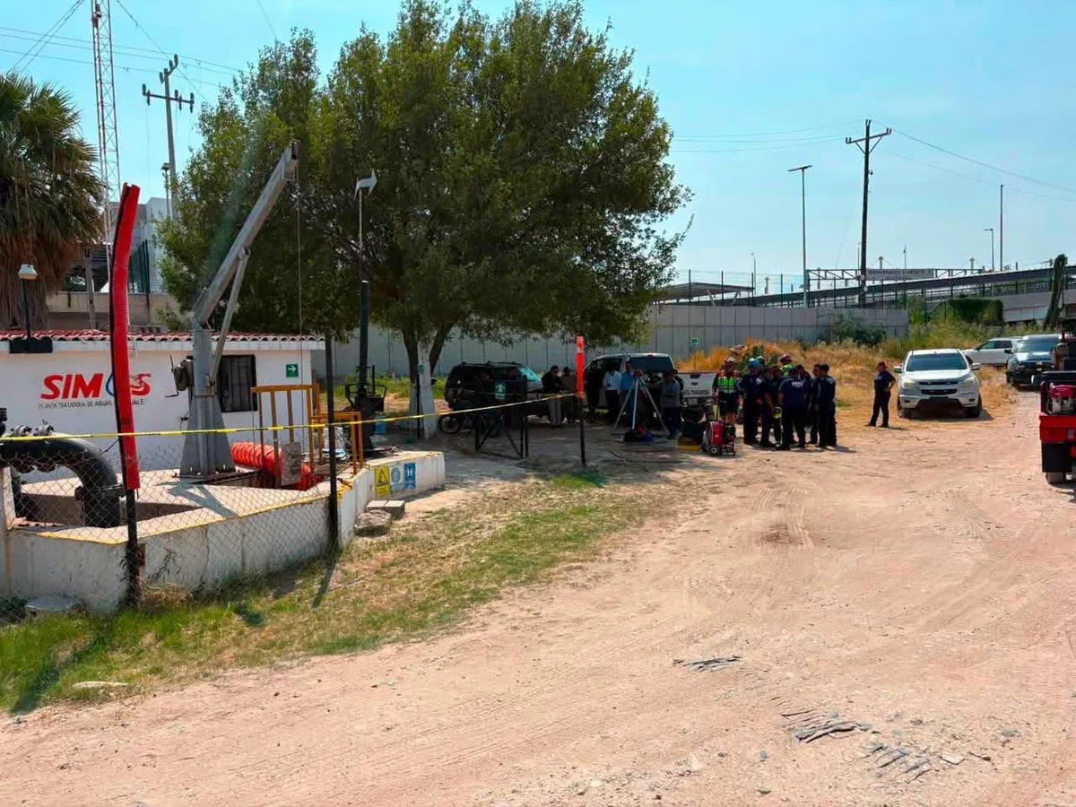 Investigan muerte de hombre hallado en cárcamo de Simas en Acuña, Coahuila