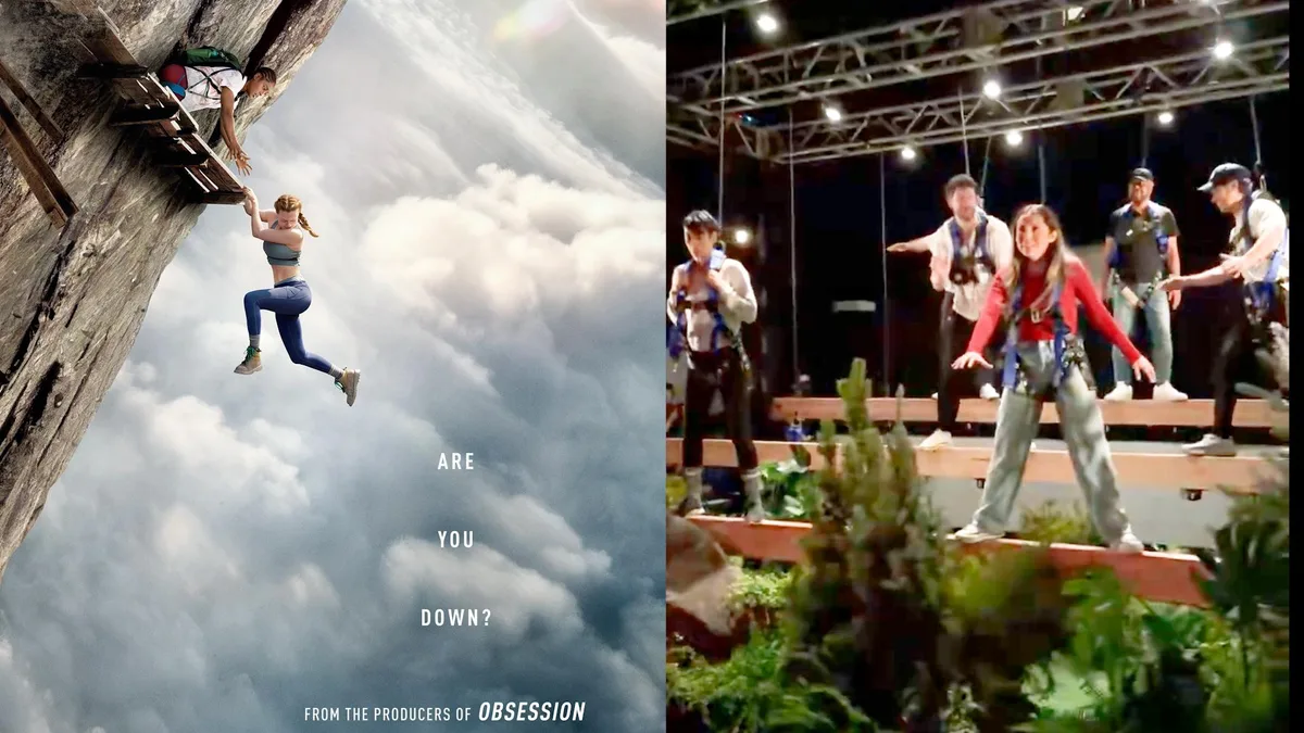 Des influenceurs ont regardé le film « Fall 2 » avec Harriet Slater, suspendus en l’air