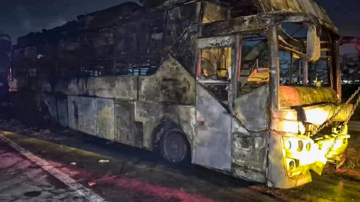 Greater Noida bus fire: Amid burning smell, driver told passengers 'won't stop… die if you want to'