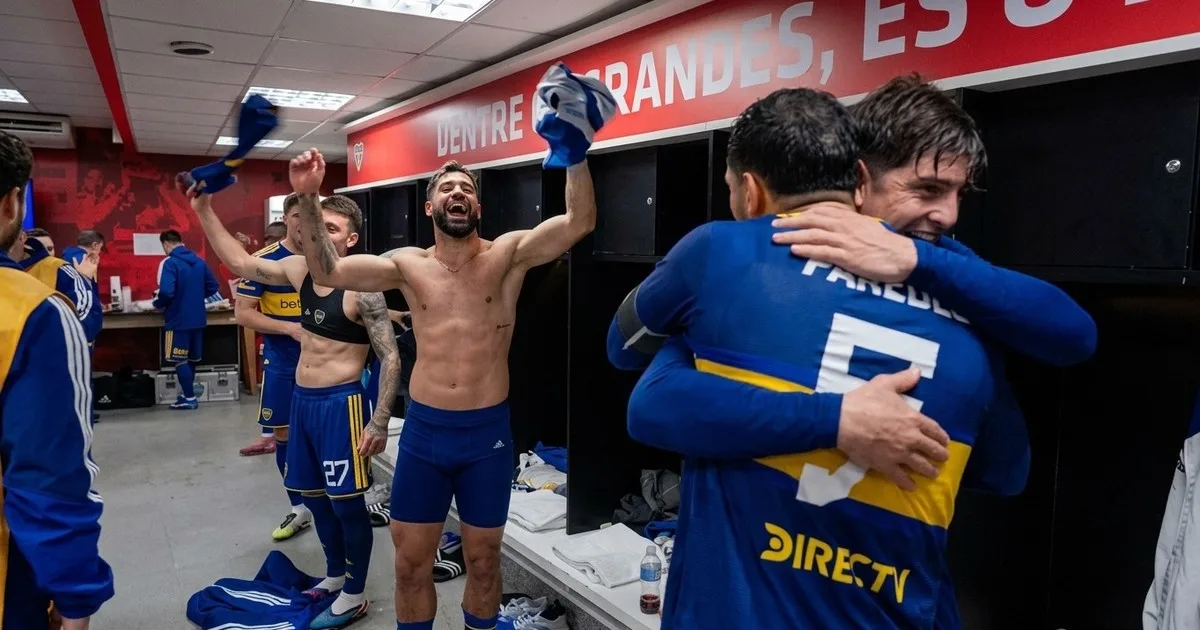 Paredes y un gesto en el vestuario del Morumbí que resume a este Boca