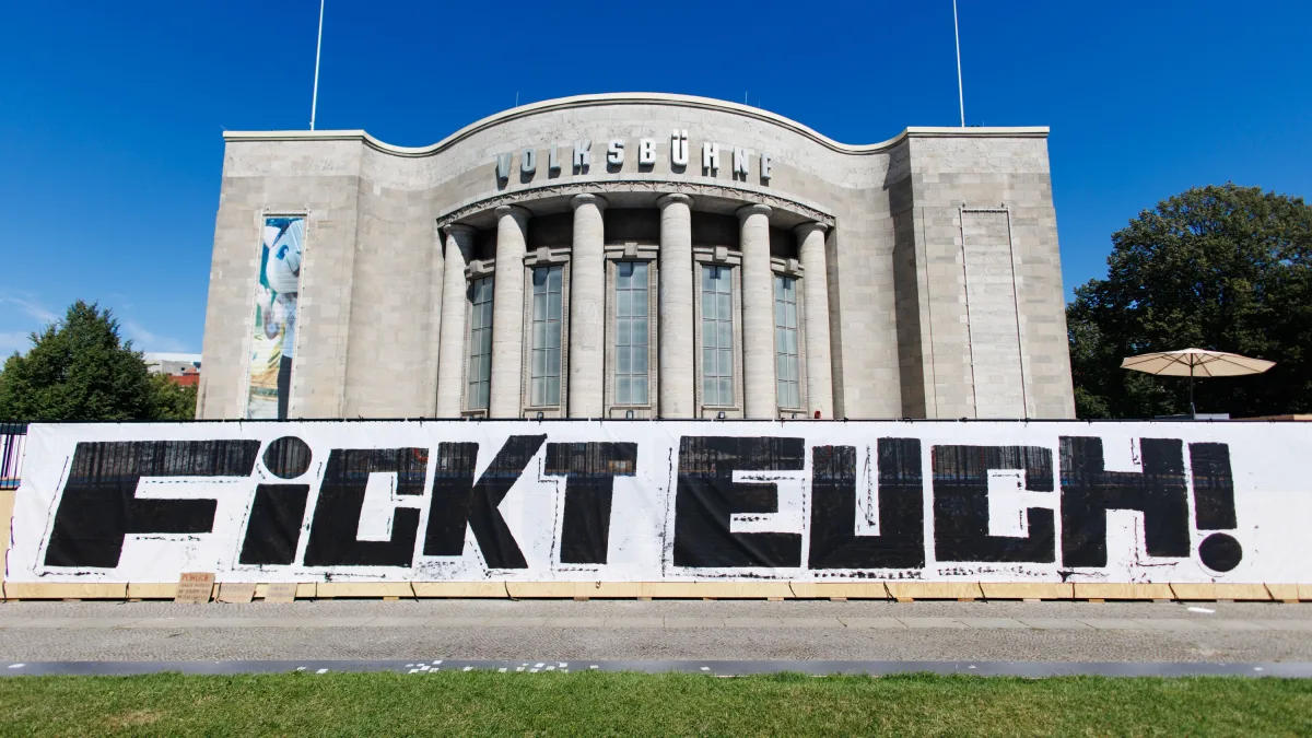 Volksbühnen-Protest: Warum sagen plötzlich alle „Fuck“?