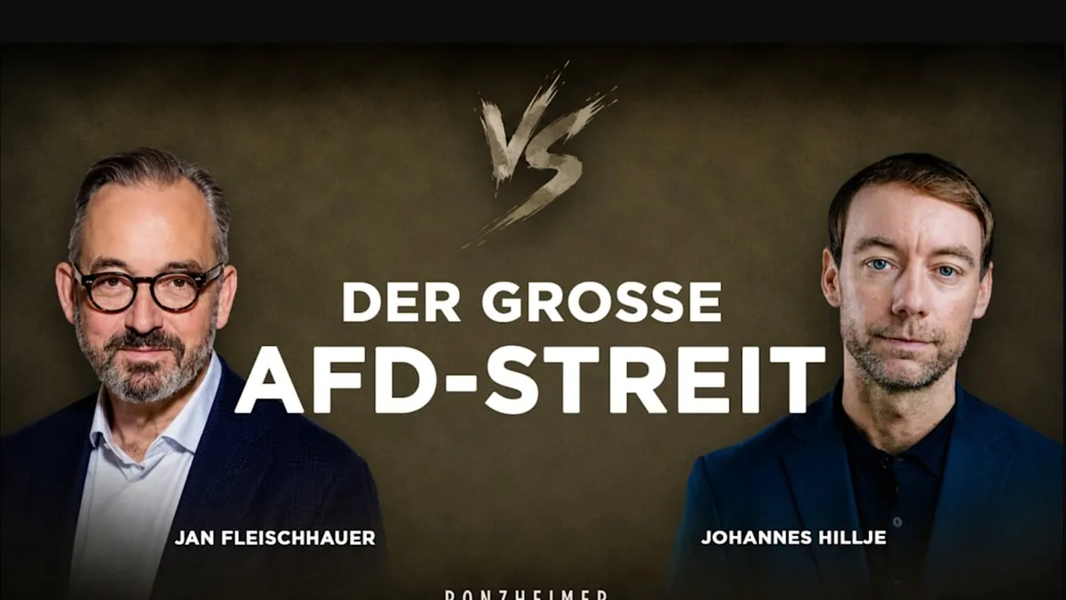RONZHEIMER - STREIT: Was, wenn die AfD regiert? Jan Fleischhauer vs. Johannes Hillje