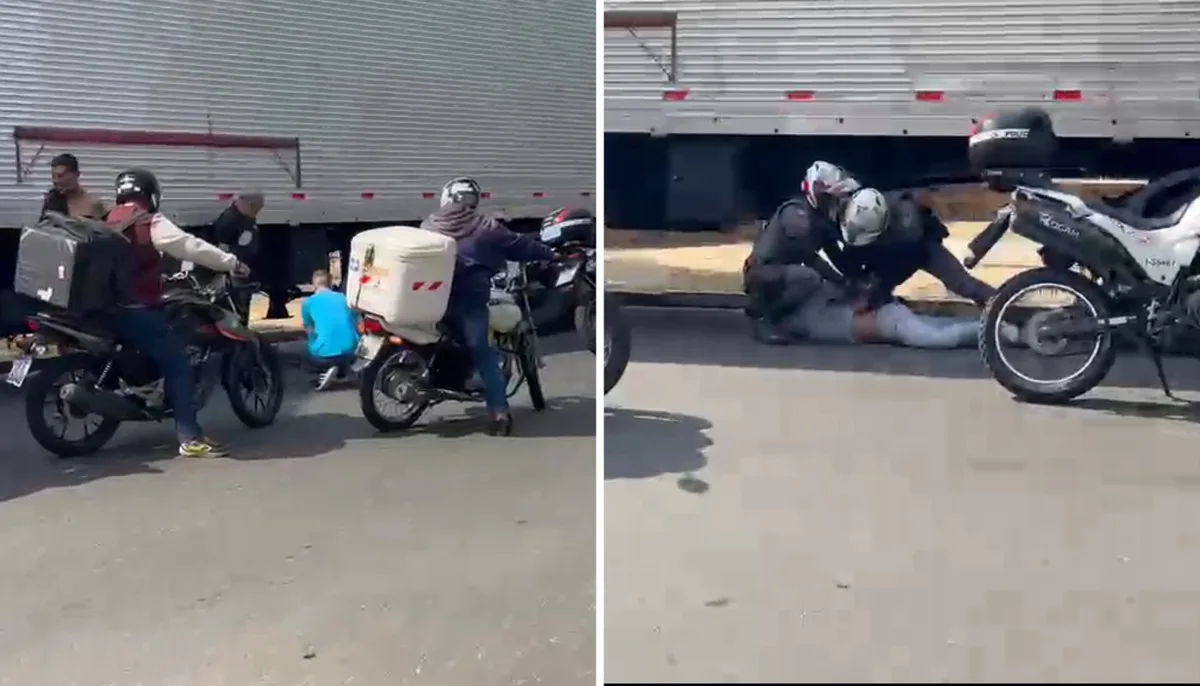 Motoboys cercam suspeito em fuga e ajudam PM a prender homem após roubo de moto em Valinhos