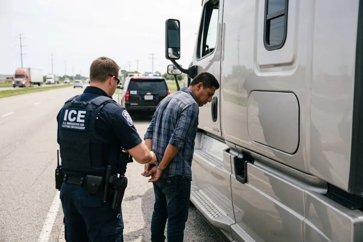 Avanza el DHS: el nuevo modus operandi del ICE para detener a inmigrantes en paradas de tráfico con camiones
