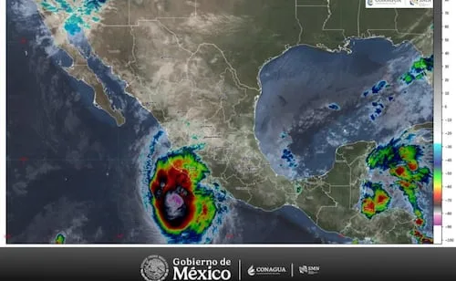 Sheinbaum pide estar atentos a efectos del huracán Trudy; prevén lluvias en Colima, Michoacán, Jalisco, Nayarit y Guerrero