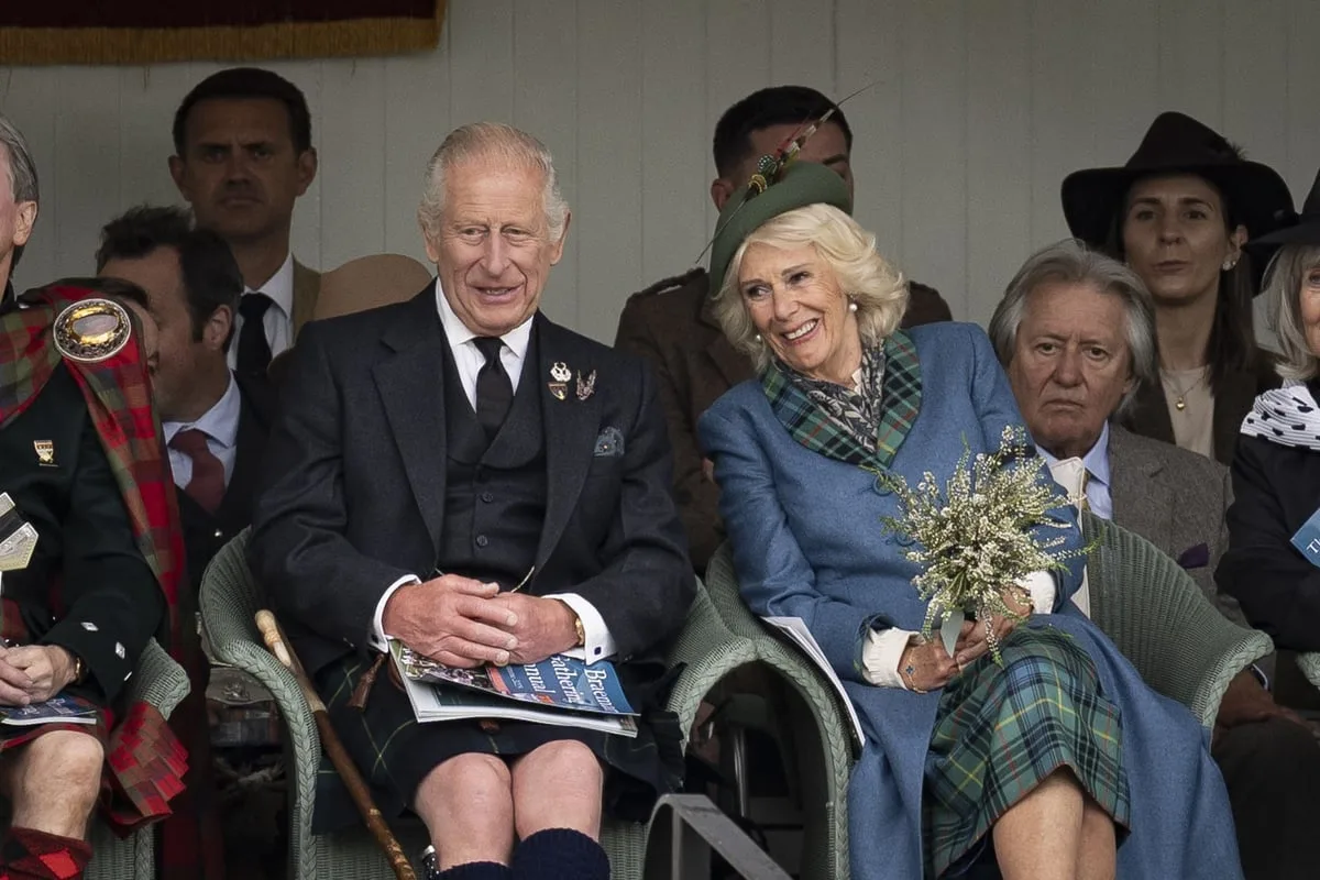 Royals attend church service near Balmoral estate