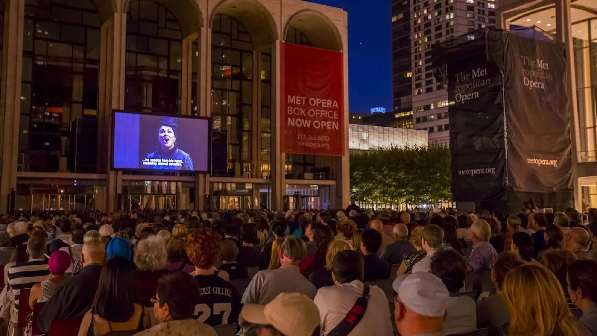 Ópera gratis bajo las estrellas en Nueva York: cartelera y fechas del festival del Met Opera en septiembre