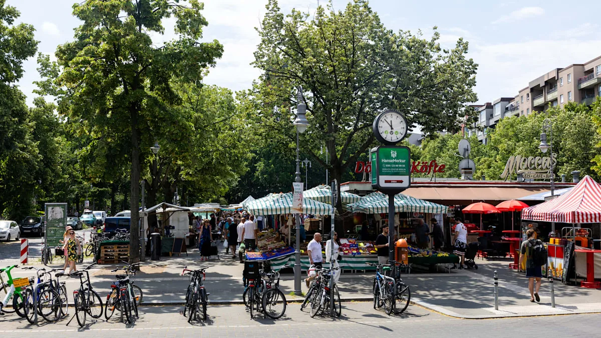 Lebensgefühl Wochenmarkt - Auf dem Markt fühlt sich Deutschland wie früher an