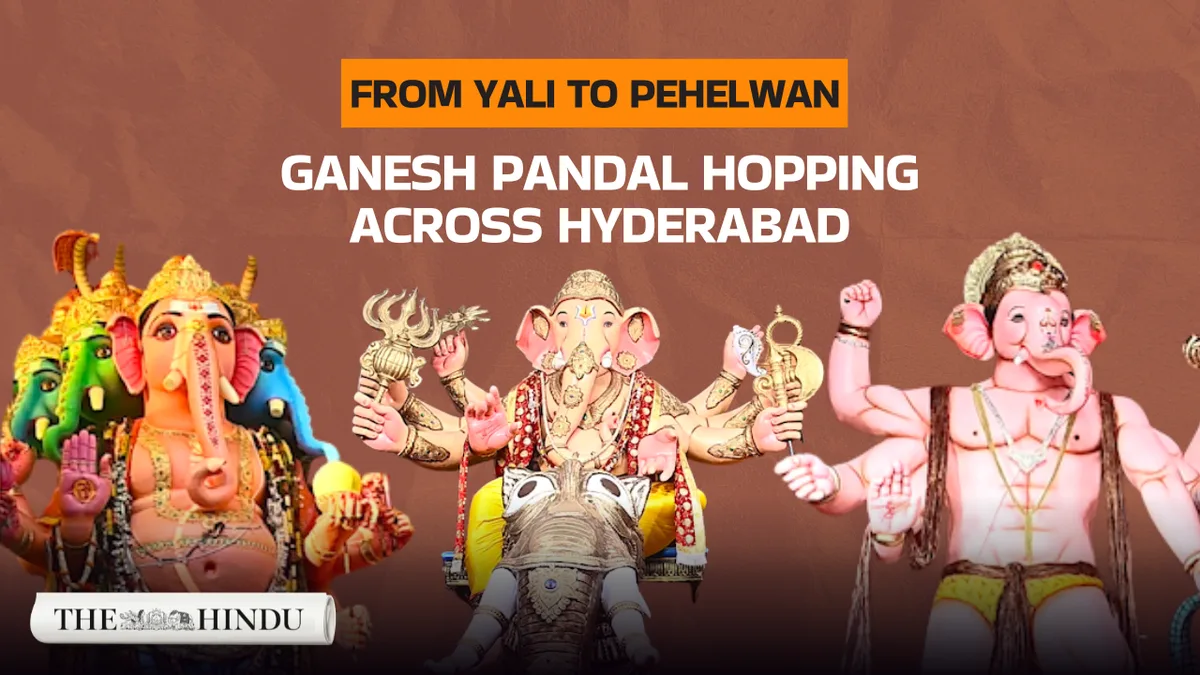 Watch: Hyderabad’s many faces of Ganesha: A pandal-hopping journey