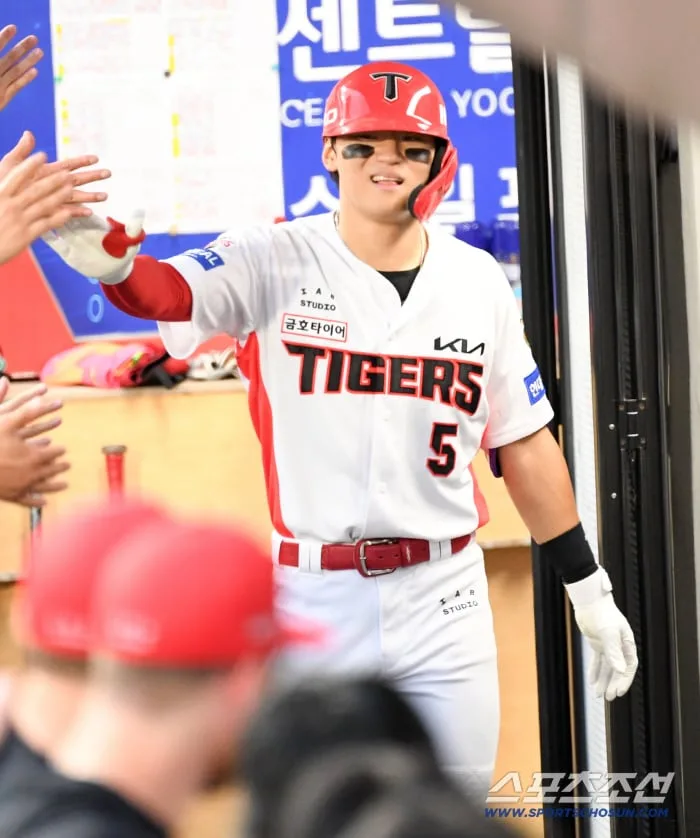 비에 막힌 김도영의 40홈런 도전...KBO 최연소 기록 다음 기약
