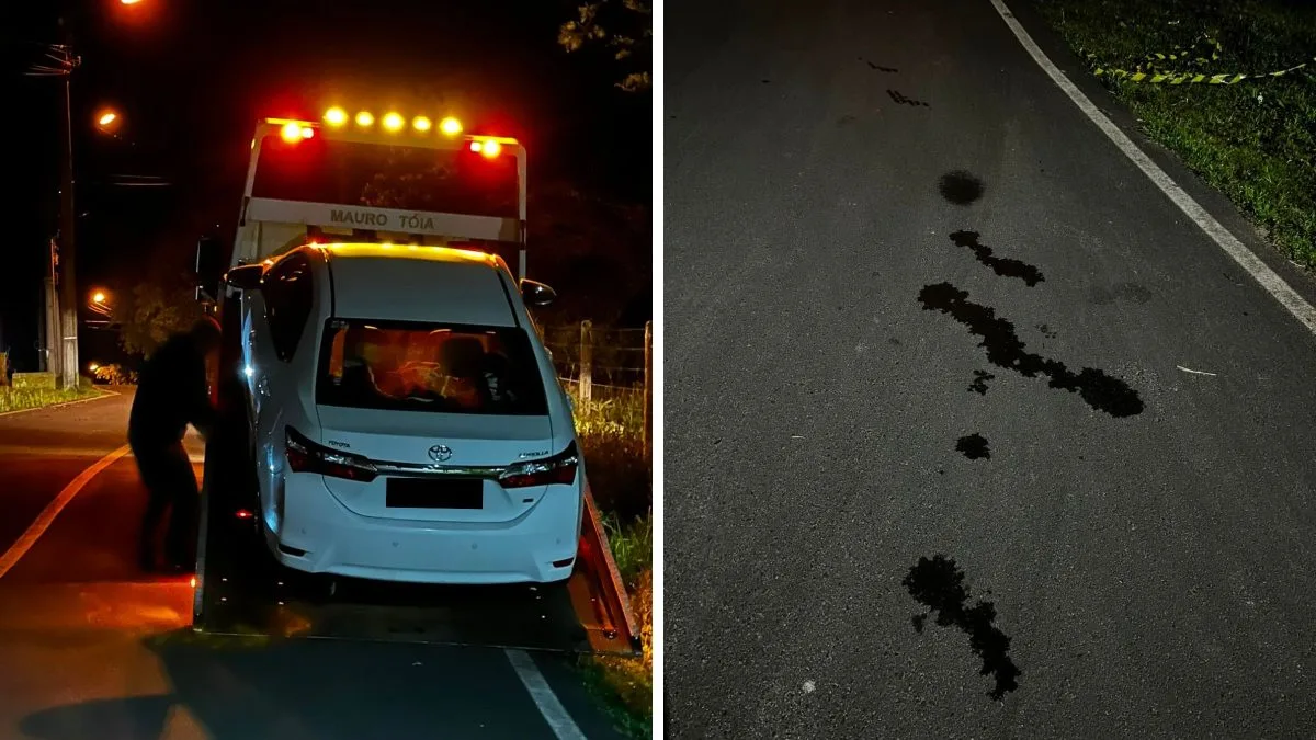 Homem invade casa, mata ex-companheira e atual namorado a tiros e foge de carro em SC; veículo foi abandonado e polícia ainda não localizou o suspeito