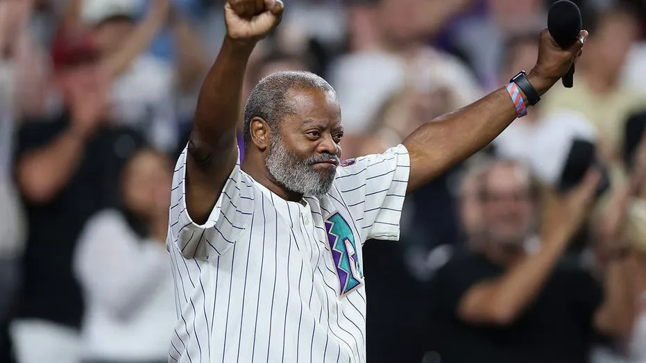 Trumpeter Dr Jesse McGuire belts national anthem after instrument malfunctions in unforgettable MLB moment