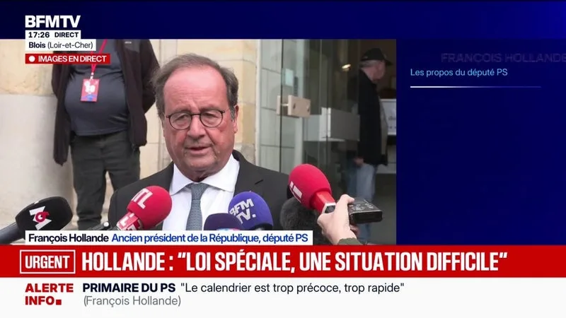 Retraites: François Hollande considère qu'il faut partir à 63 ans "compte tenu de l'état de nos comptes publics"