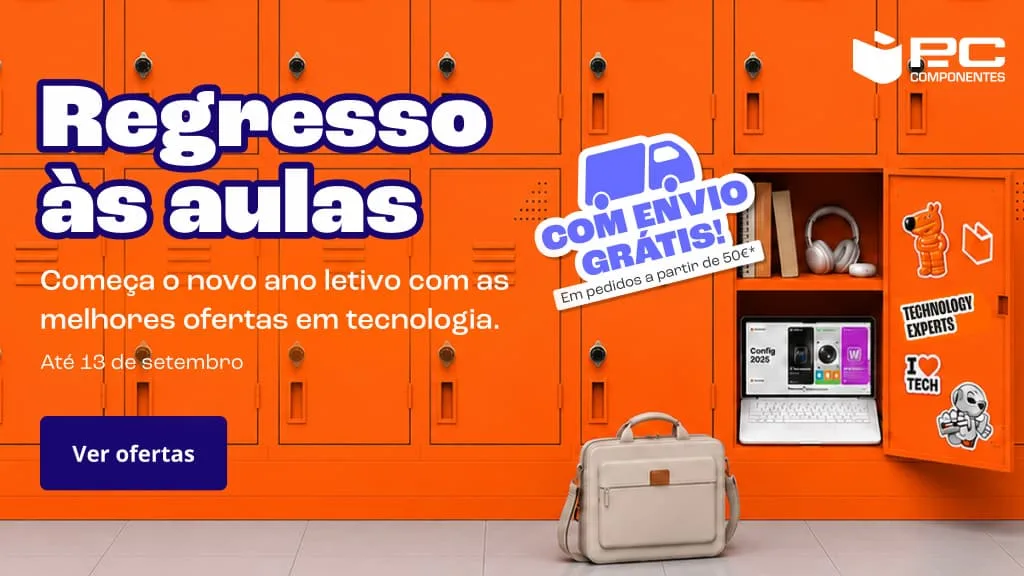 Regresso às aulas: há centenas de produtos em promoção na PcComponentes