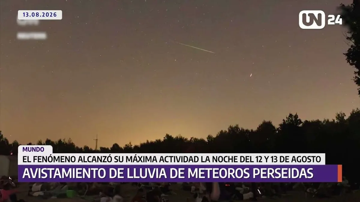 Avistamiento de Perseidas pudo verse en el hemisferio norte