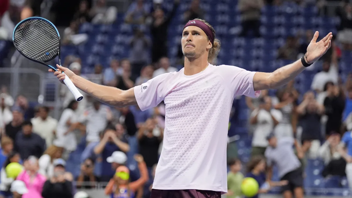 Top-seeded Alexander Zverev rallies to avoid first-round exit at US Open