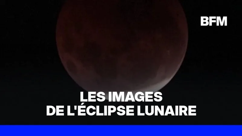 Éclipse lunaire: les images du phénomène observé le 28 août