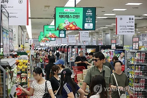 7월 유통업체 매출 6.4% 증가…대형마트·기업형슈퍼 역성장