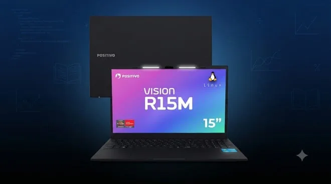 Economize na compra do PC: Positivo Vision R15M com Linux cai de preço em oferta