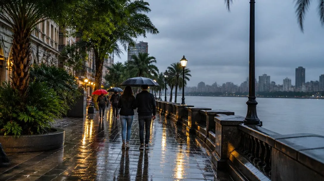 Clima en Corrientes hoy lunes 12 de octubre: lluvia moderada y cielo cubierto