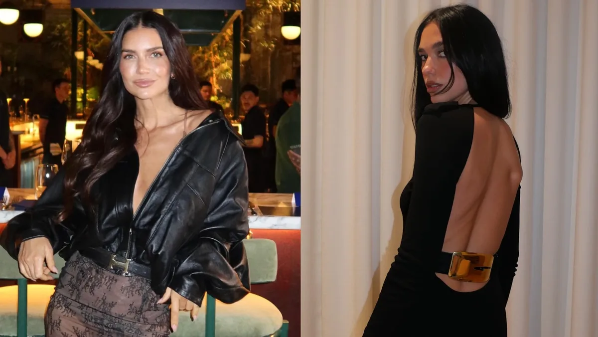 Dua Lipa y Zaira Nara confirman que la espalda al desnudo es una tendencia que gana fuerza