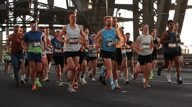 Sydney Marathon 2026 LIVE updates: Thousands of runners and racers cross the Harbour Bridge