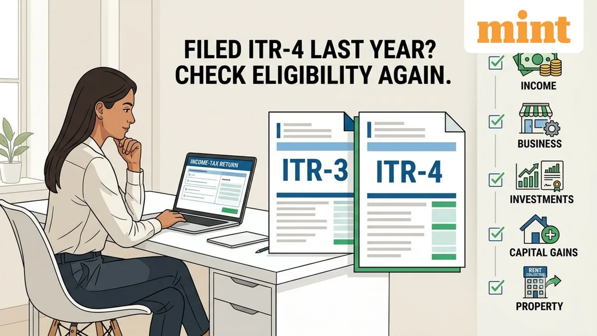 Filed ITR-4 last year? You might need to switch to ITR-3 in AY 2026-27 — here's why