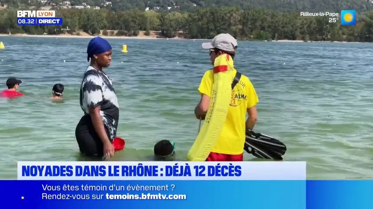 Série de noyades dans le Rhône : déjà 12 personnes décédées cet été