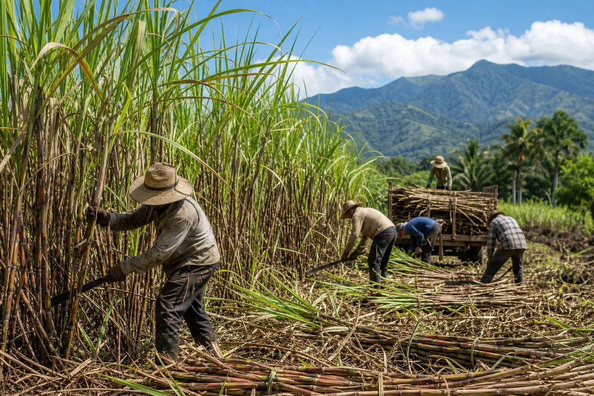 Caña de azúcar supera los 3.8 millones de toneladas y encabeza la producción entre los principales cultivos de Costa Rica