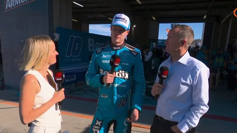 'Speechless' Bates after his historic provisional pole