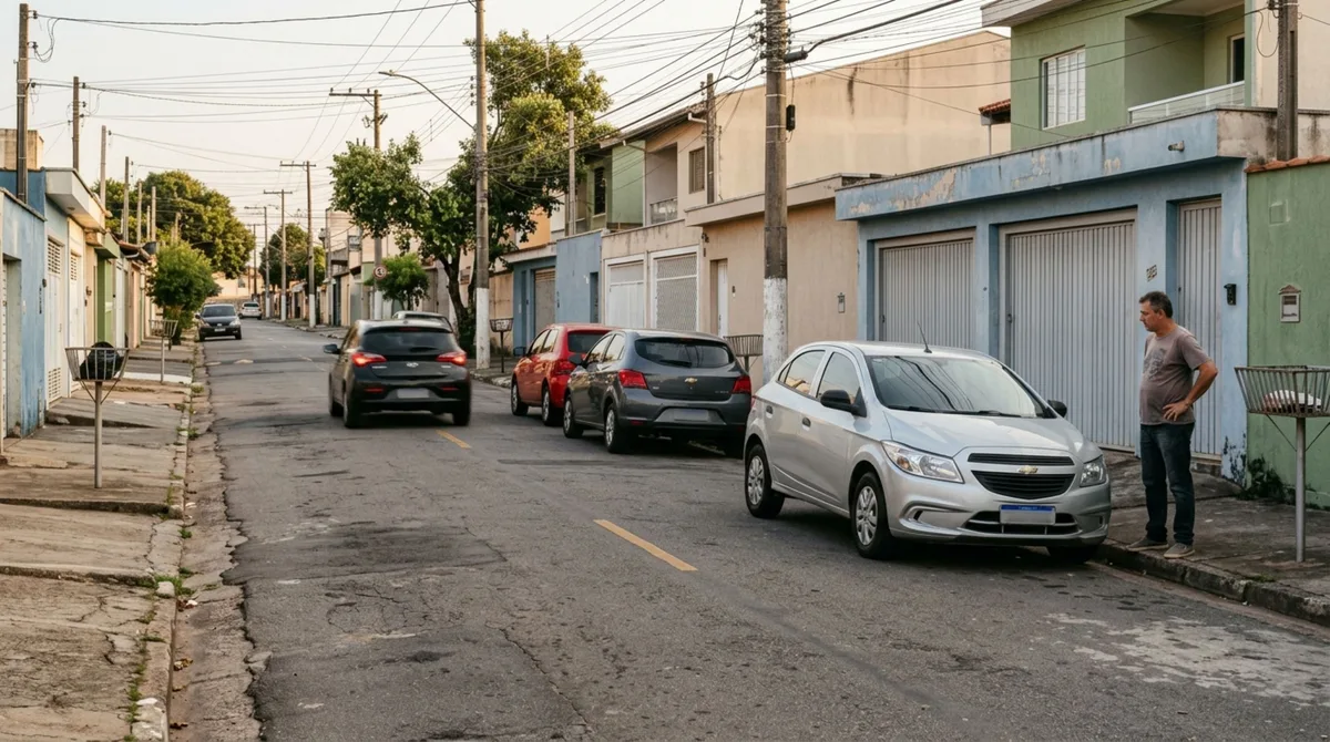 Morador encontra uma vaga livre do outro lado de uma rua de mão dupla, estaciona o carro voltado para o sentido contrário e descobre que a posição do veículo também pode gerar multa