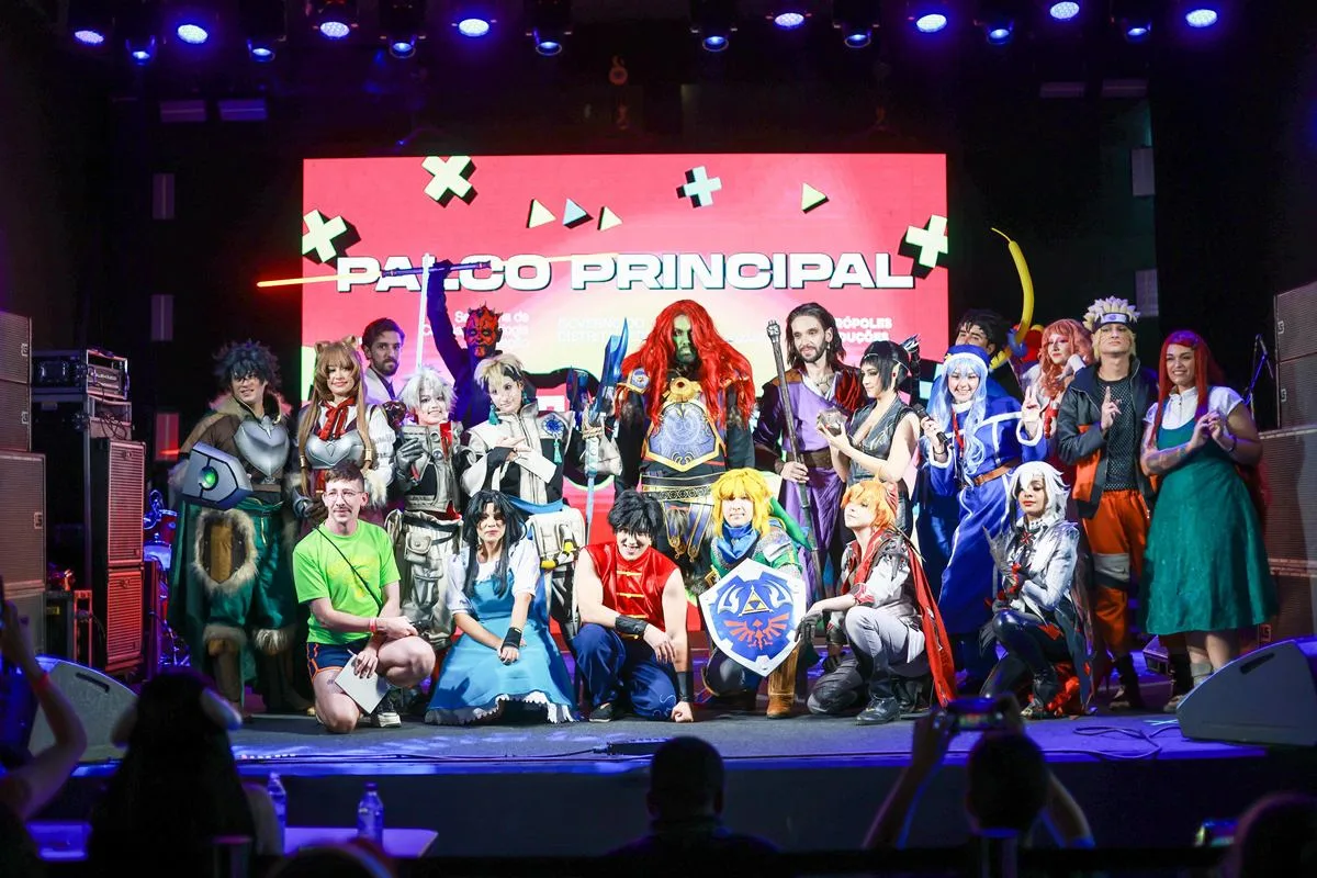 Do cosplay ao speedrun: veja os destaques do 2º dia do Metrópoles Game Festival