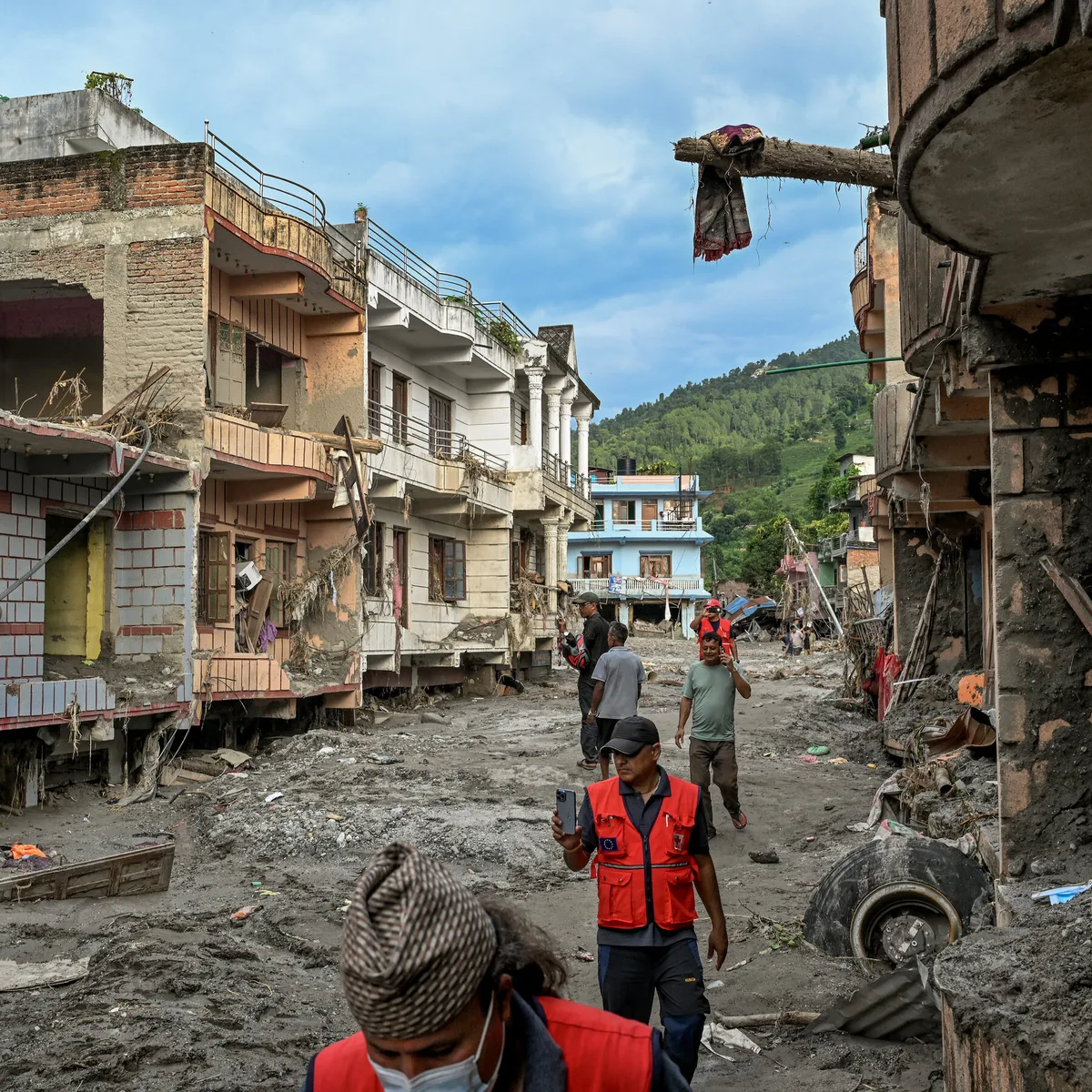 ‘Immense’ Devastation as Nepal Continues Search for 2,400 Missing in Floods