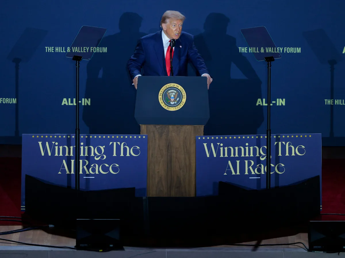 Trump says you're an 'enemy' of the White House if you don't support his AI rebrand